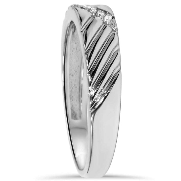 Pompeii3 Diamond Wedding Ring White Gold US 8.5 3