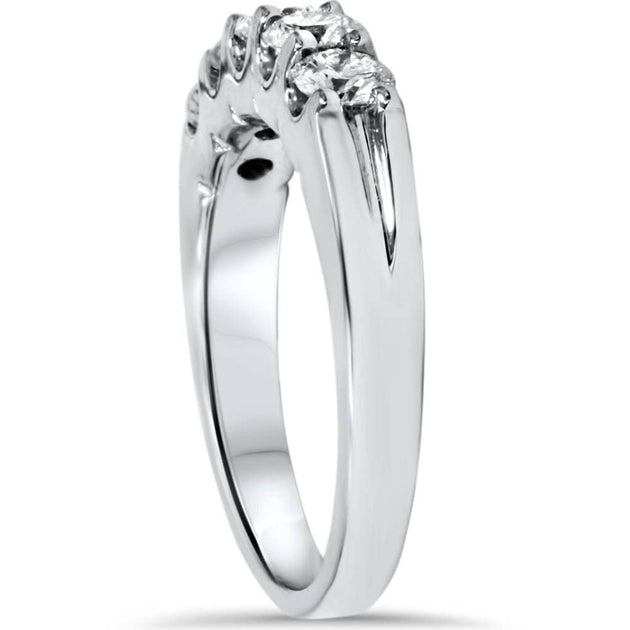 Pompeii3 Diamond Wedding Ring White Gold US 7.5 3