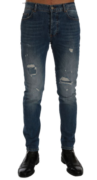 Frankie Morello Dunfermile Slim Fit Jeans Blue 40 2