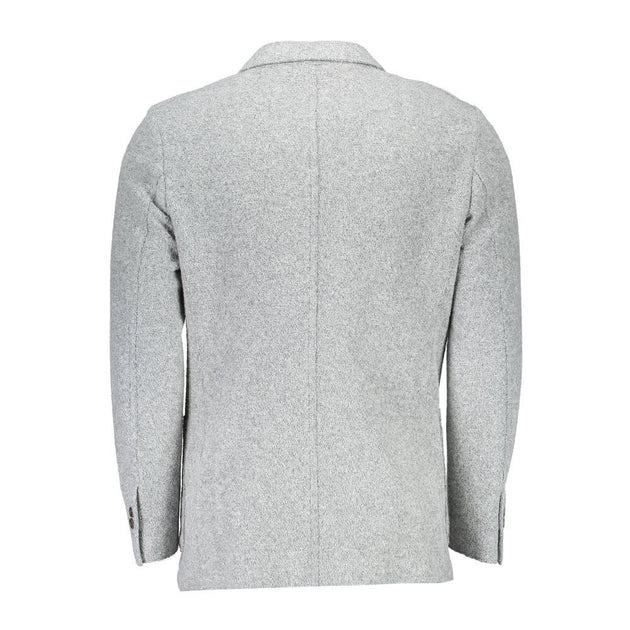 Gant Herren Blazer aus Polyester und Wolle Grau Medium 3