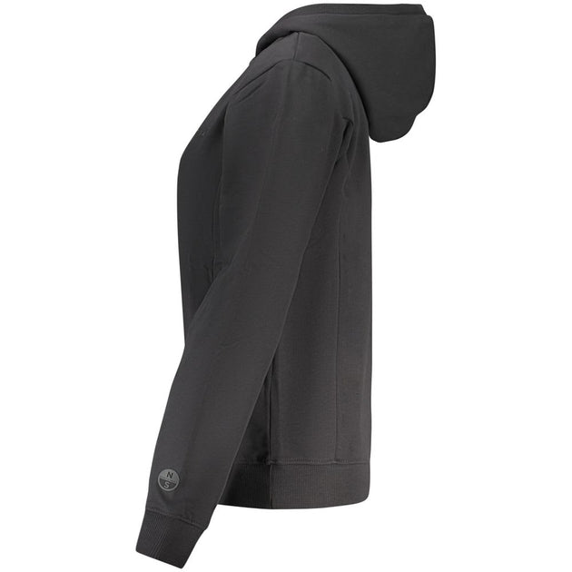 North Sails Cotton Women Kapuzenpulli Schwarz L 4