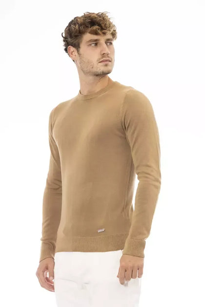 Baldinini Trend Modal V-Neck Sweater Beige XLarge 4