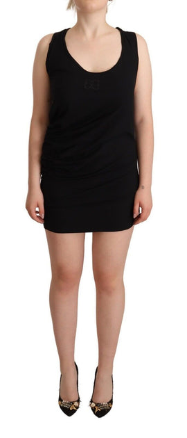 Roberto Cavalli Sheath Dress Black Medium 2