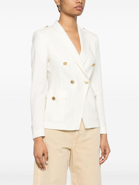 Tagliatore Double-breasted Jacket White EU 44 3