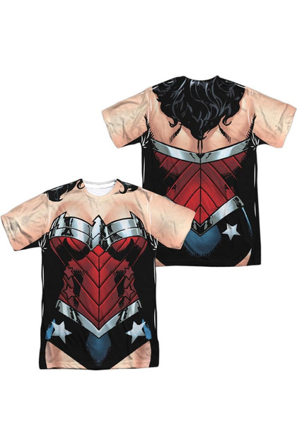 Gildan Justice League Wonder Woman 52 Short Sleeve T-Shirt Red Medium 2