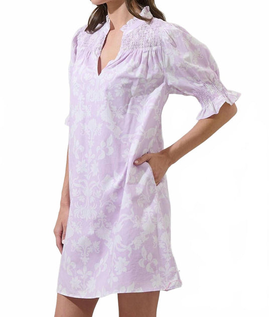 SUGARLIPS Emmie Mini Dress Purple Large 4