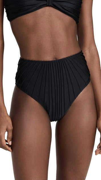 SHANI SHEMER Alice Bikini Bottom Black Medium 4