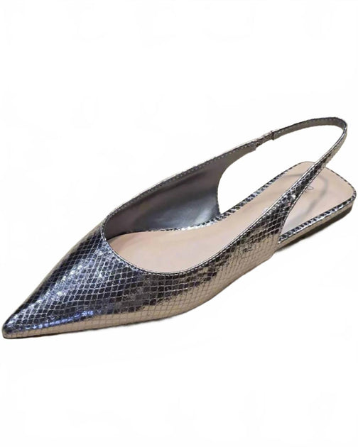 Let's See Style Blanche Slingback Flats Brown US 5.5 3