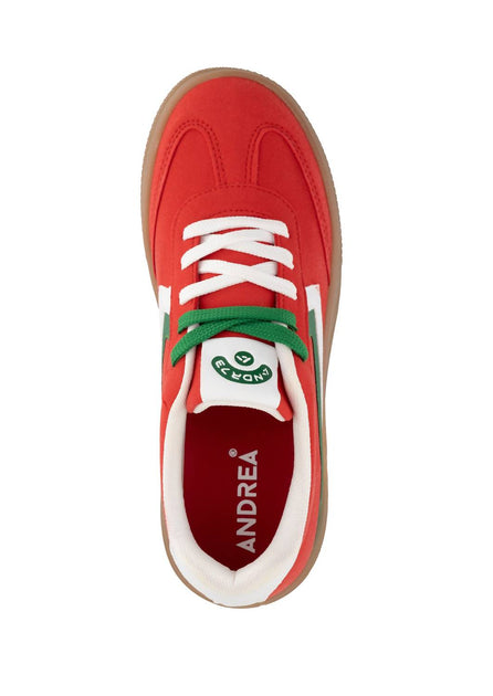 Andrea Casual Sneaker Red US 9 4