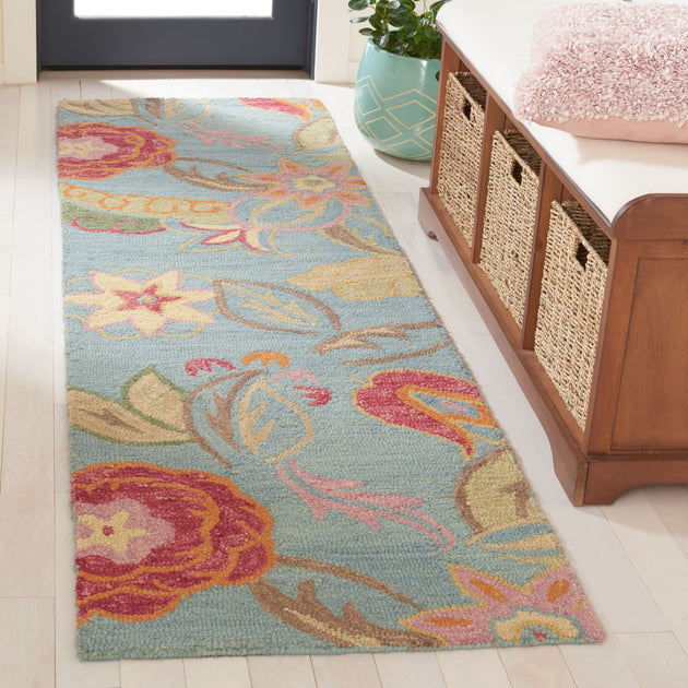 Tapis Safavieh Blossom BLM675 Bleu/Multicolore 3