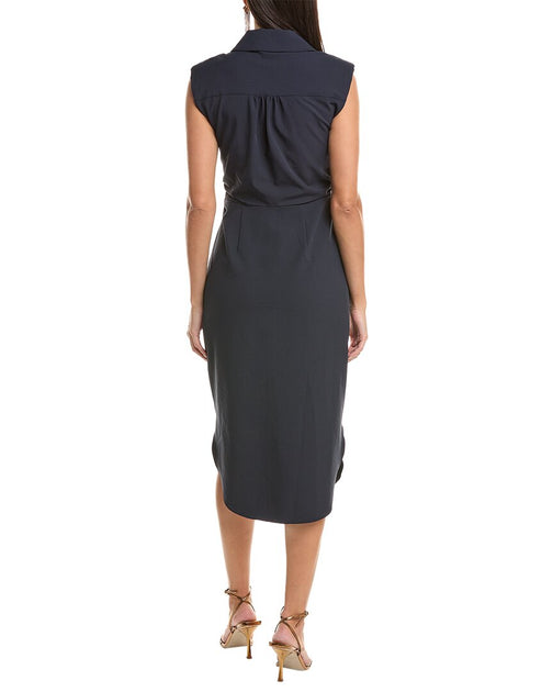 Cinq a Sept Catalina Shirtdress Blue US 0 3