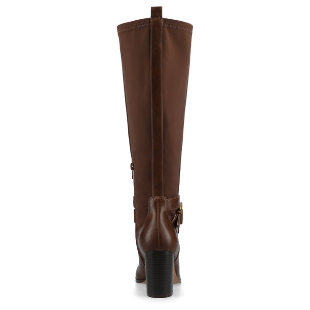 Journee Collection Avalonn Knee High Dress Boots Black US 7 4