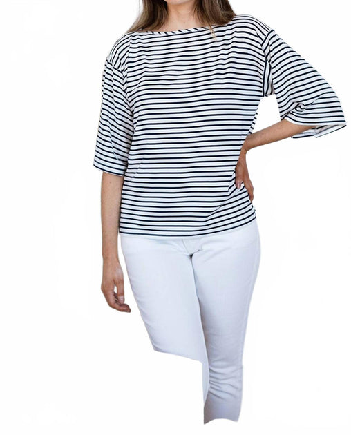 Yala Jaclyn Boatneck Top White Medium 2
