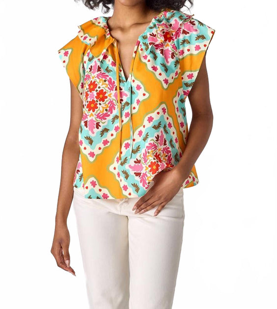 Crosby by Mollie Burch Fern Top Multi Medium 2