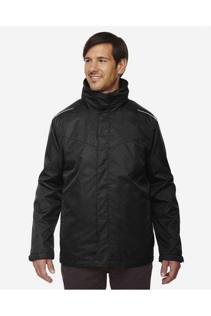 CORE365 Region 3-in-1 Jacke Schwarz XXLarge Tall 4