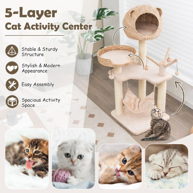Hivvago Multi-Level Cat Tree Medium 4