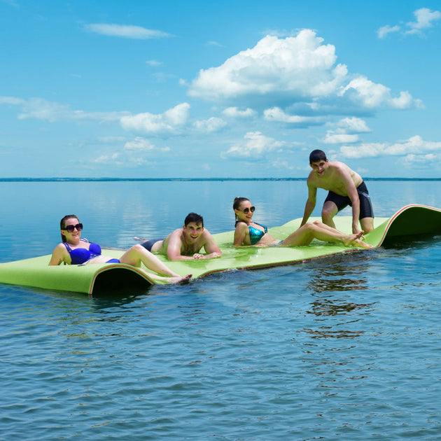 Hivvago Schwimmmatte Grün 12 x 6 ft 4
