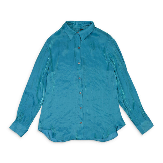 Callipygian Hemd mit Knopfleiste Blau Medium 2