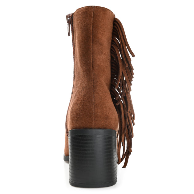 Journee Collection Noriah Bootie Brown US 8 4