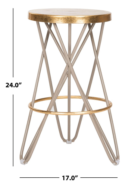 Safavieh Lorna Counter Stool Black Gold 4