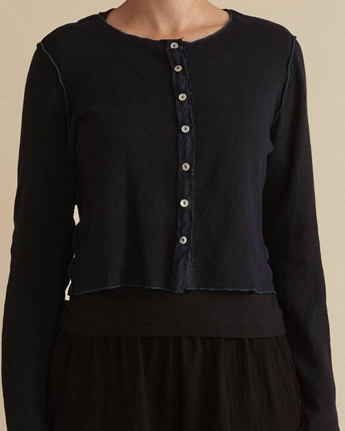 cut loose Button Down Crop Cardigan Multi XL 3