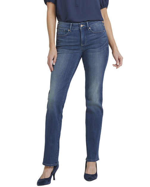 NYDJ Marilyn Straight Leg Jean Blue US 2 2