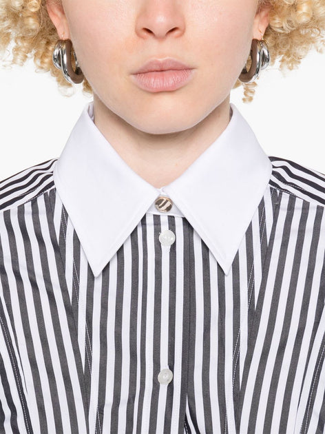 Sportmax Striped Shirt Black/White EU 38 3