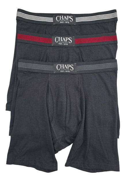 Chaps Boxer Briefs 3-Pack Grey XL 2