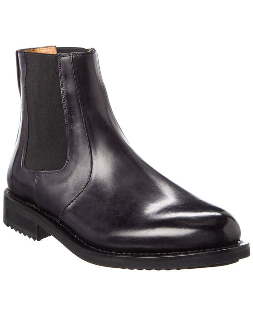 Salvatore Ferragamo NAO C ブーツ Salvatore Ferragamo Ferragamo Nono Leather Bootie | ShopSimon