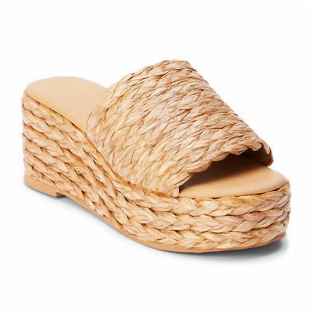 Matisse Peony Platform Sandal Brown US 7 2