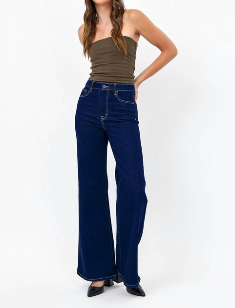 HIDDEN Happi High Rise Flare Jean Blue 28 2