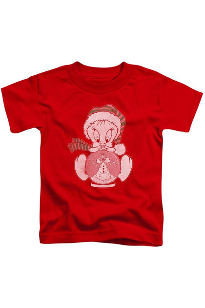 Gildan Looney Tunes Tweety Globe T-Shirt Red 2 Years 2
