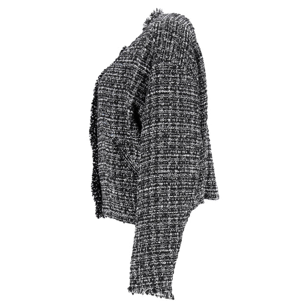 Iro Oluna Tweed Buttoned Jacket Black EU 38 3