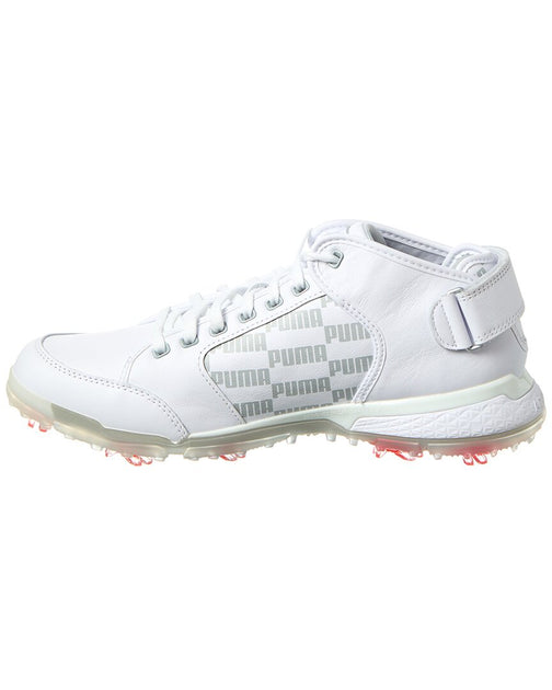 Puma PROADAPT Delta Leather Golf Shoe White US 8.5 3