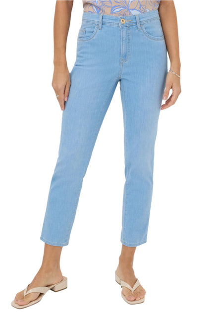 Brax Mary Cropped Straight Leg Jeans Black US 8 3