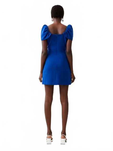French Connection Whisper Mini Dress Blue US 2 4