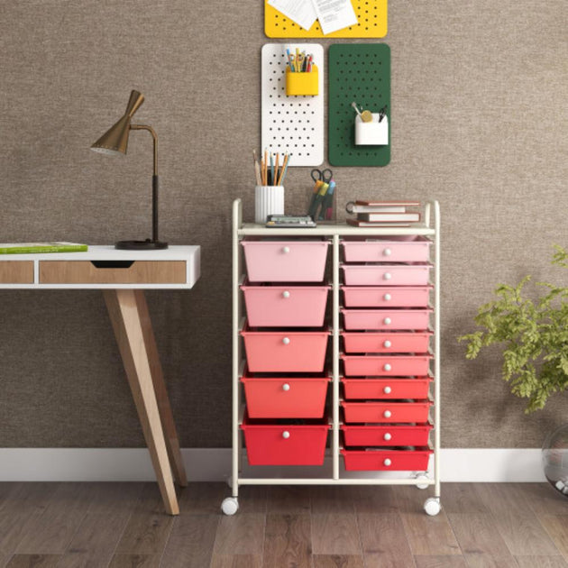 Hivvago 15-Schubladen Rollwagen Organizer 2