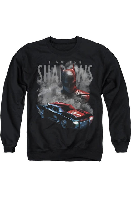 Gildan The Batman (2022) Batman and Batmobile Crewneck Sweatshirt Black XL 2