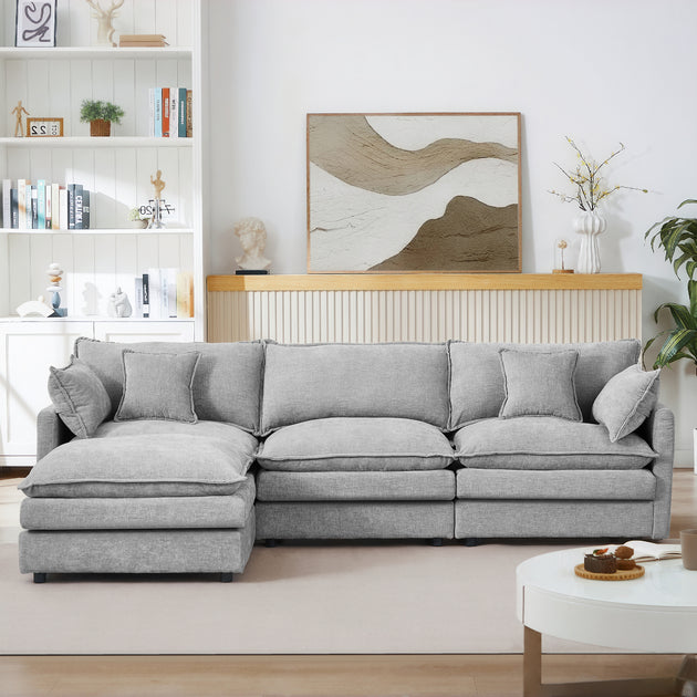 Streamdale Modular Sectional Sofa Grey 4