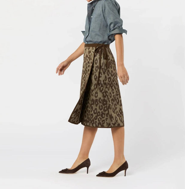 Ann Mashburn Adley Wrap Skirt Multi Small 4