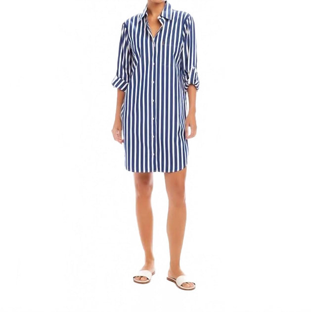 Karen Kane Roll Tab Shirt Mini Kleid 2