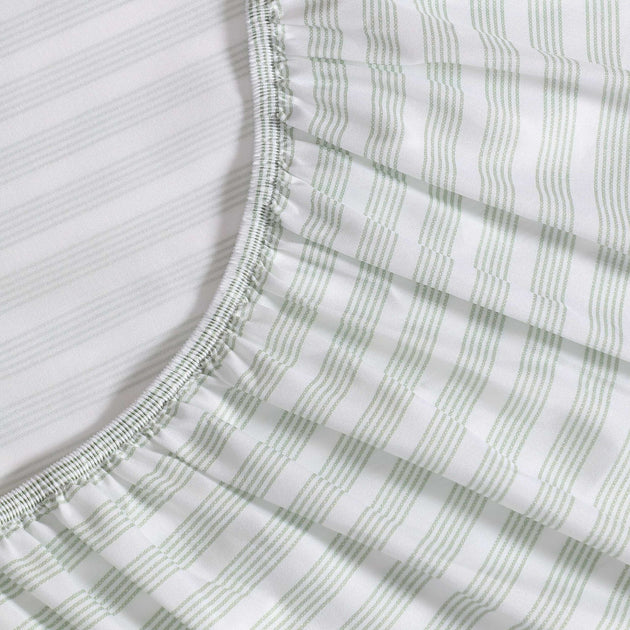 Nautica Beasley Stripe Green Full Sheet Set 3