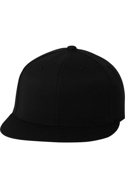 Flexfit 210 Flat Bill Cap Black Small/Medium 2