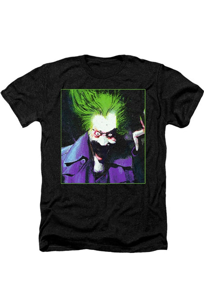 Gildan Batman Arkham Asylum Joker T-Shirt Black Large 2
