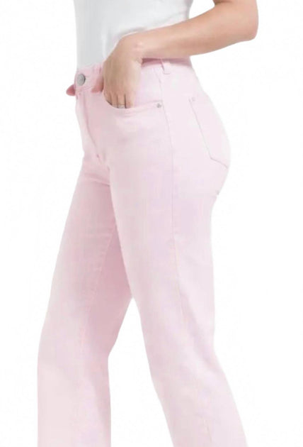1822 Denim Cuff Bottom Straight Jeans Pink 29 4