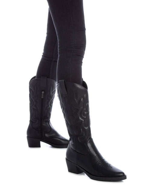 XTI Western Boots Black US 8 4