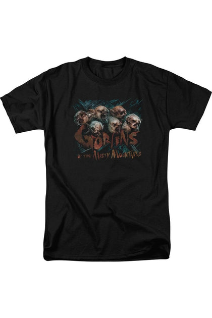 Gildan The Hobbit Misty Goblins Short Sleeve Tee Black 2