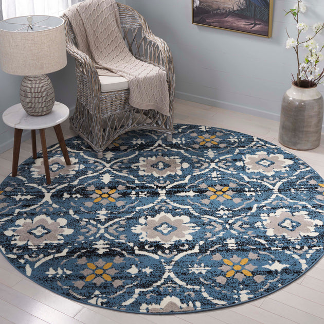 Safavieh Amsterdam Area Rug Blue/Creme 4