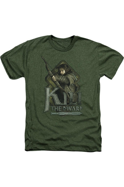 Gildan The Hobbit Kili Heather Tee Green Medium 2
