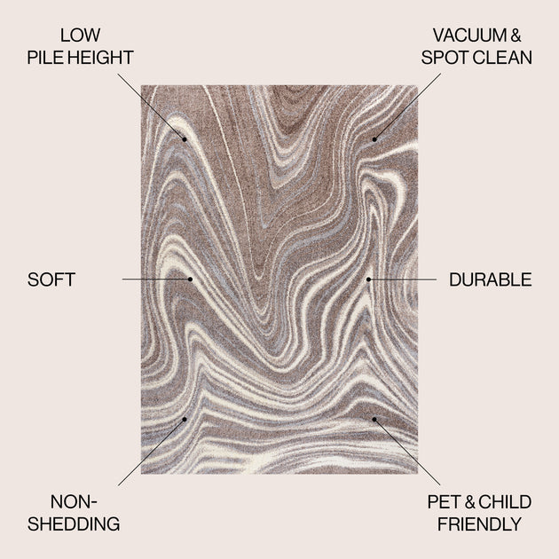 Jonathan Y Eleni Abstract Marble Teppich 3